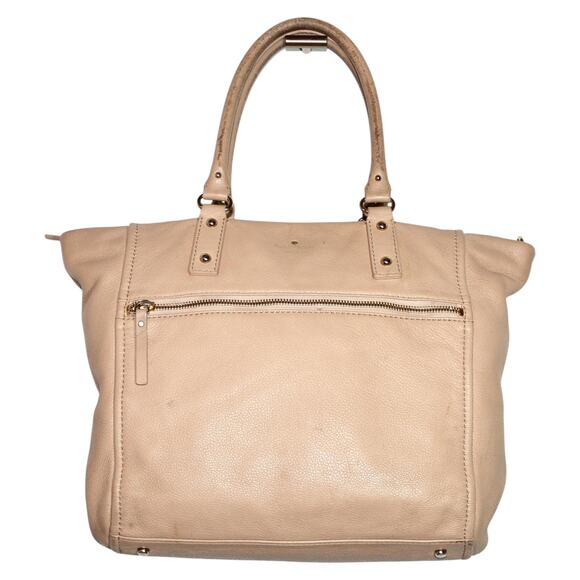Kate Spade NY Beige Pebbled Leather Tote Satchel - Picture 11 of 12